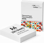 Papier pour Imprimante Thermique 8.27""x11.69"",Papier Thermique A4 pour Portable M08F,M832,M834,MT800,Compatible avec Toutes les A4 Imprimante Thermique A4,210mmx297mm,200 Feuilles