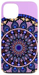 Coque pour iPhone 13 Along the Shore Mandala à pois