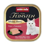 Kattmat Animonda Vom Feinsten Kalkon Tomat 100 g 100 L