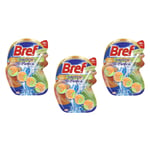 Bref Lot de 3 Blocs WC 50g  Switch Pomme Pêche  Produit Nettoyant Détartrant