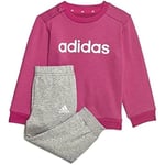 adidas Essentials Lineage babyjoggingset - Grå - Långa ärmar - Multisport - Fotboll - Inomhus