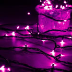 10M 100 LED-ljusslingor - Utomhus Jul, Semester, Bröllop Festlampa, 220v Pink