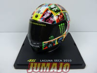 CMR8 CASQUES MOTO HELMET GP 1/5 VALENTINO ROSSI BOITE CASSÉE Laguna Seca 2010