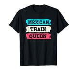 Dominoes Queen Womens Mexican Train Queen T-Shirt