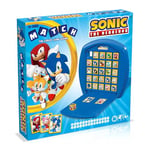 Top Trumps Match Sonic the Hedgehog Board Game, match 5 Tails, Knuckles, Shadow, Doctor Eggman in a row to win, great gift for SEGA video game fans, for ages 4 plus