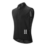 Veste De Cyclisme Imperméable Et Réfléchissante Pour Hommes,Manteau Coupe-Vent Pour Vélo De Route Et Vtt Avec Poche Arrière