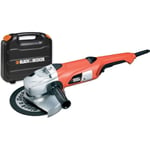 Meuleuse d'angle BLACK + DECKER - 230mm 2000W - Blocage de l'arbre - Démarrage progressif