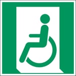 BRADY ISO Safety Sign - Emergency