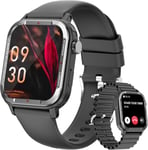 Montre Connect¿¿E Femme Homme, Montre Intelligente Avec Appels Bluetooth Etanche Ip68 Moniteur De Fr¿¿Quence Cardiaque Sommeil 100+ Modes Sportifs Podometre, Montre Connecter Pour Android Ios