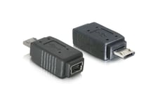 Delock - USB-adapter - Micro-USB Type B til mini-USB type B