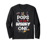 Pops Of The Spooky One Halloween Retro Vintage Boys Girls Long Sleeve T-Shirt