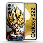 Sangoku Portrait Manga Dragon Ball Case for Samsung Galaxy S22