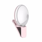 Selfie Light Klipsi - Pinkki