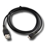 Pour acer liquid / express / metal / mini / stream : cable usb noir type micro usb synchro et charge