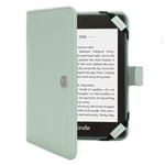 TECHGEAR MINT GREEN Kindle PU Leather Folio Case Cover With Magnetic Clasp + Screen Protector for Amazon Kindle eReaders 12th - 4th Generation (2024-2011) & Kindle Paperwhite with 6 inch Screen