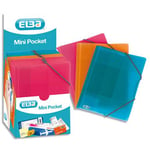 Elba Chemise 3 rabats et élastique School Life - polypropylène A6 coloris assortis