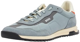 BOSS Men's Zayn_Lowp_nysd Low Profile, Light Pastel Blue, 6 UK