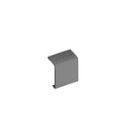 Muuto - Clips till Mini Stacked 2.0 5-pack Grey - Hyllsystem - Julien De Smedt - Grå - Metall