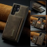 Samsung Galaxy S22 Ultra      Magnetic Wallet    Coffee