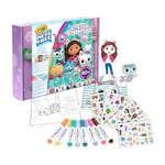 CRAYOLA - Color Wonder, Coffret Cadeau Sans Taches Gabby's Dollhouse, comprenant des marqueurs, des pages à colorier, des autocollants et plus encore, pour les enfants de 3 ans et plus, 75-7170