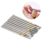 10Pcs Nail Drill Bits Milling Burr Grinder Multi Shape Removal Polishing Manicu