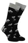 Happy Socks HS by - Mens 3 Pack Classic Flower Dress - (Black) Cotton - Size UK 6-11