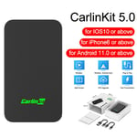 Adaptateur sans fil CarlinKit 2023 2air CarPlay Android Auto,dongle portable pour autoradio avec CarPlay filaire,Android Auto,5.0 - Type carlinkit 5.0