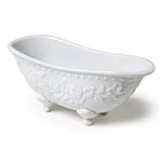 Abbott Collection Baignoire Porte-Savon, Blanc