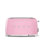 Smeg - 4 Slice Toaster Pink - Brødristere