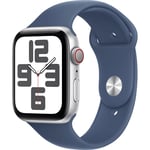 Apple Watch Se Gps + Cellular 44mm Sport Band Silver M-L