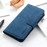 Phone Case for Sony Xperia 1 IV, Sturdy Practical Sony Xperia 1 IV Phone Case, Magnetic Flip Wallet Case for Sony Xperia 1 IV, Blue