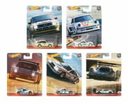 1:64 Hot Wheels Premium 2020 Thrill Grimpeurs Pack 5 Pc. 979R Audi, Ancia , Pors