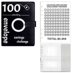 100 Envelopes Money Saving Challenge, 100 Envelope Challenge Binder, Money7139