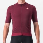 Castelli Essenza Short Sleeve Cycling Jersey - Bordeaux / XSmall