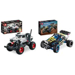 LEGO Technic Monster Jam Monster Mutt Dalmatian, Truck Toy for Boys and Girls Aged 7 Plus & Technic Off-Road Race Buggy, Car Vehicle Toy for Boys and Girls aged 8 Plus Years Old