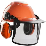 Pack forestier 3M Peltor avec casque anti-bruit - visière et harnais