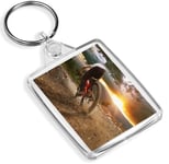 Awesome Mountain Biking Keyring Downhill Racer Bike Cycling Cool Gift #16150