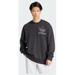 adidas Original Adicolor Outline Trefoil Crewneck Sweatshirt, storlek Small