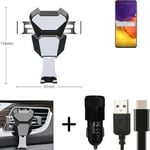 Car holder air vent mount for Samsung Galaxy F02s cell phone mount