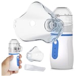 Vingo - Inhalateur,Inhalateur nébuliseur avec embout buccal et masque pour enfants et adultes, Portable et silencieux, Pulvérisation réglable