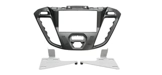 Monteringsramme for Ford Transit Custom Phoenix Silver 2-DIN