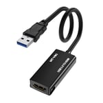 MT-ViKI Adaptateur HDMI USB 3.0, USB 3.0/2.0 vers HDMI, Adaptateur Audio vidéo HD 1080p, Compatible avec Mac Windows 10/8.1/8/7 et Plus