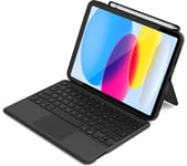 EPICO 10.9" iPad Keyboard Folio Case - Black, Black