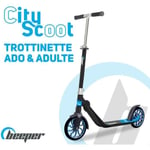 Trottinette mécanique - Beeper City Scoot - Adulte/Ados - Roues 8'' - Suspension avant - Cadre Noir