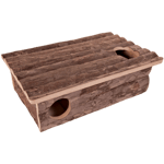 Natural Living Leif Labyrinth House Brun 35 x 11 x 25 cm - Smådyr - Aktivisering - Trixie