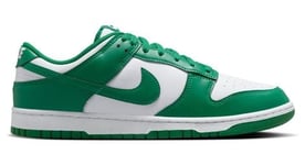 Chaussures sportswear nike dunk low retro blanc vert homme