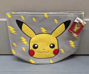 Pokemon Pikachu Storage Tub Laundry Basket Kids Toys Box Organiser Bag Grey