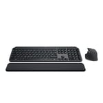 Logitech MX Keys S Combo: MX Master 3S, MX Keys S & MX Palm Rest - Graphite, Clavier Allemand QWERTZ