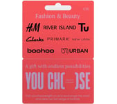 YOU CHOOSE Fashion & Beauty Gift Card - £25