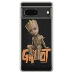 ERT GROUP Coque de téléphone Portable pour Google Pixel 7 Original et sous Licence Officielle Marvel Motif Groot 005 Parfaitement adapté à la Forme du téléphone Portable, Coque en TPU